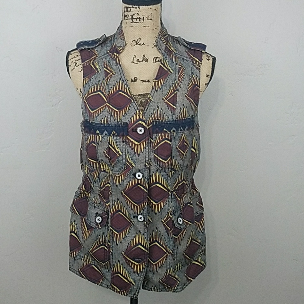 Anthropologie Elevenses African Safari Vest. - Picture 1 of 8